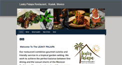Desktop Screenshot of leakypalaparestaurant.com